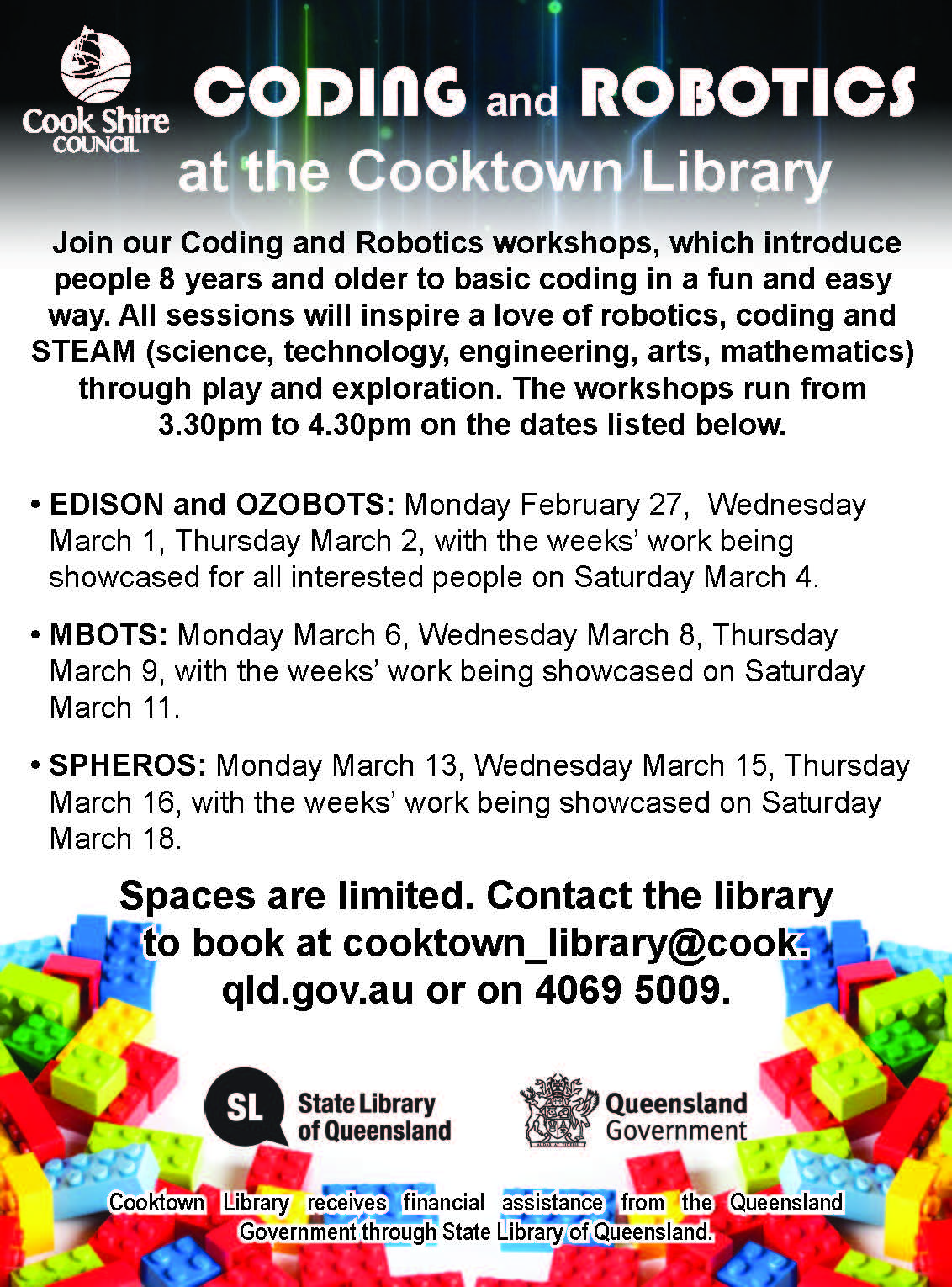 Coding and Robotics at the Cooktown Library