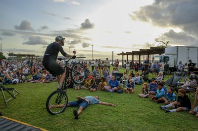 Discovery Festival 2022 Extreme bicycle stunts