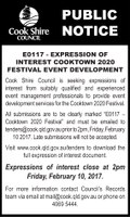 E0117 Expressions of Interest 2020 Event Development