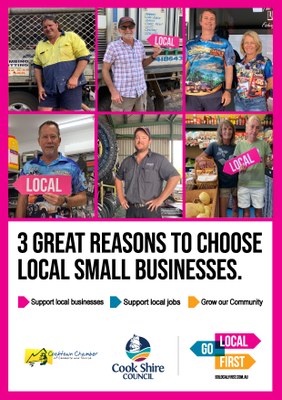 GO LOCAL FIRST POSTER