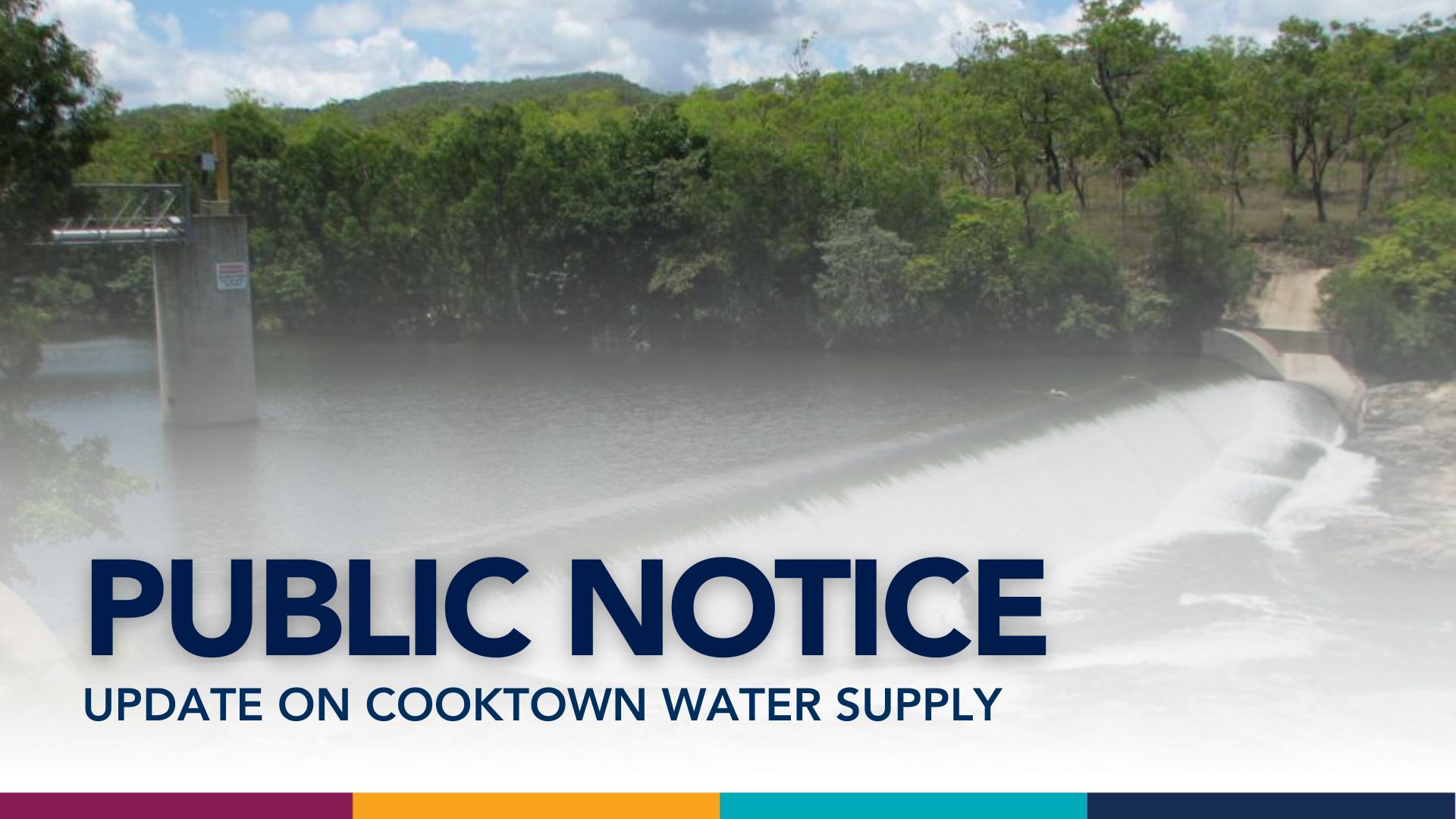 Web - Cooktown water supply post FNQ floods  