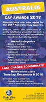 Australia Day Award nominations last chance