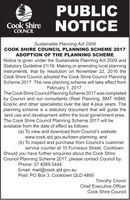 Cook Shire Council 2017 Planning Scheme Adoption