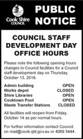 Council Staff Development Day Office Hours
