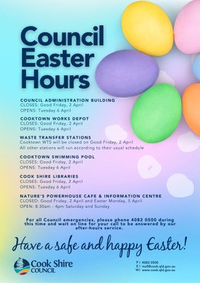 2021 Easter Closures