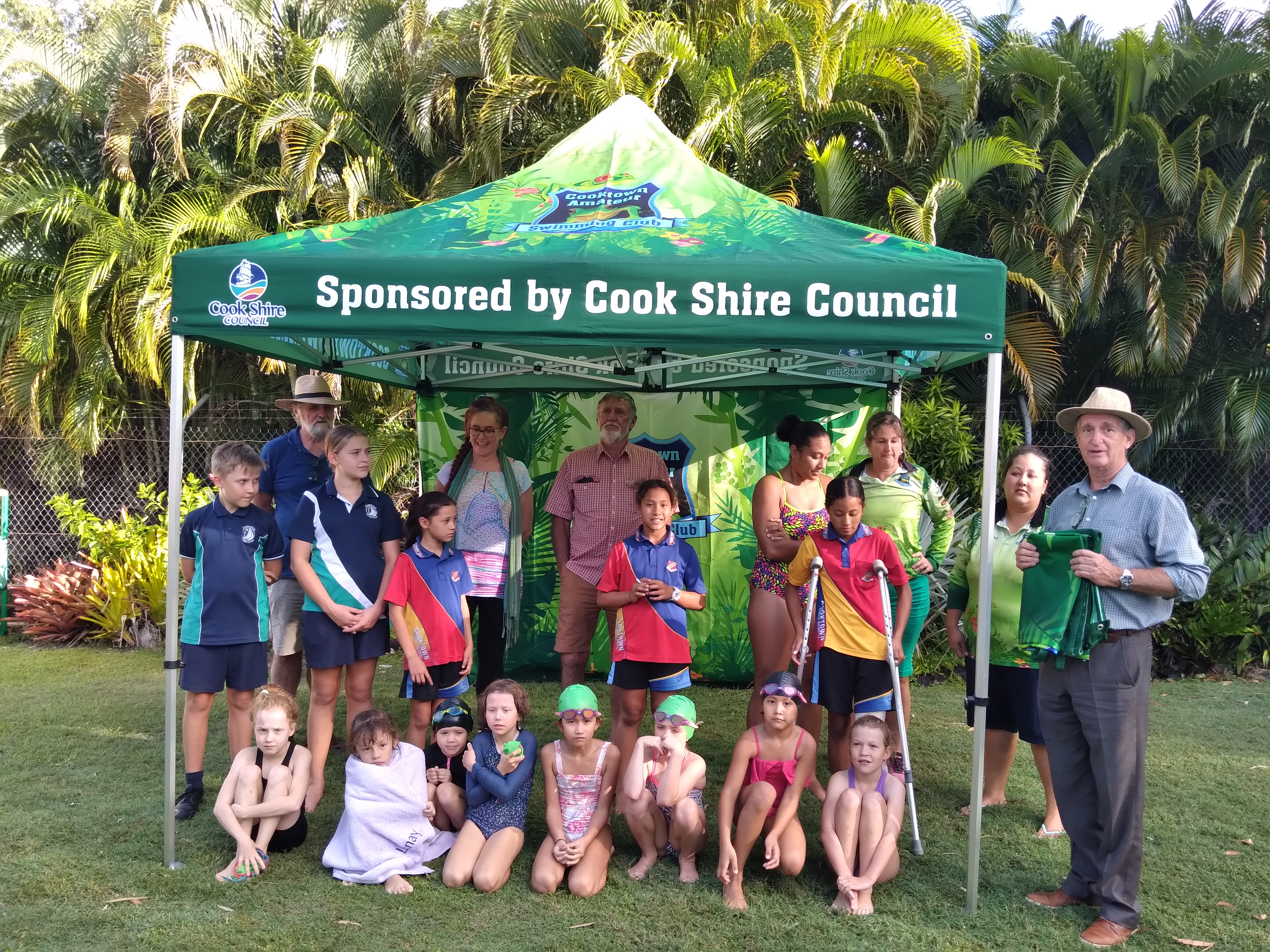 COOKTOWN SWIM CLUB RECEIVES COUNCIL SPONSORED MARQUEES
