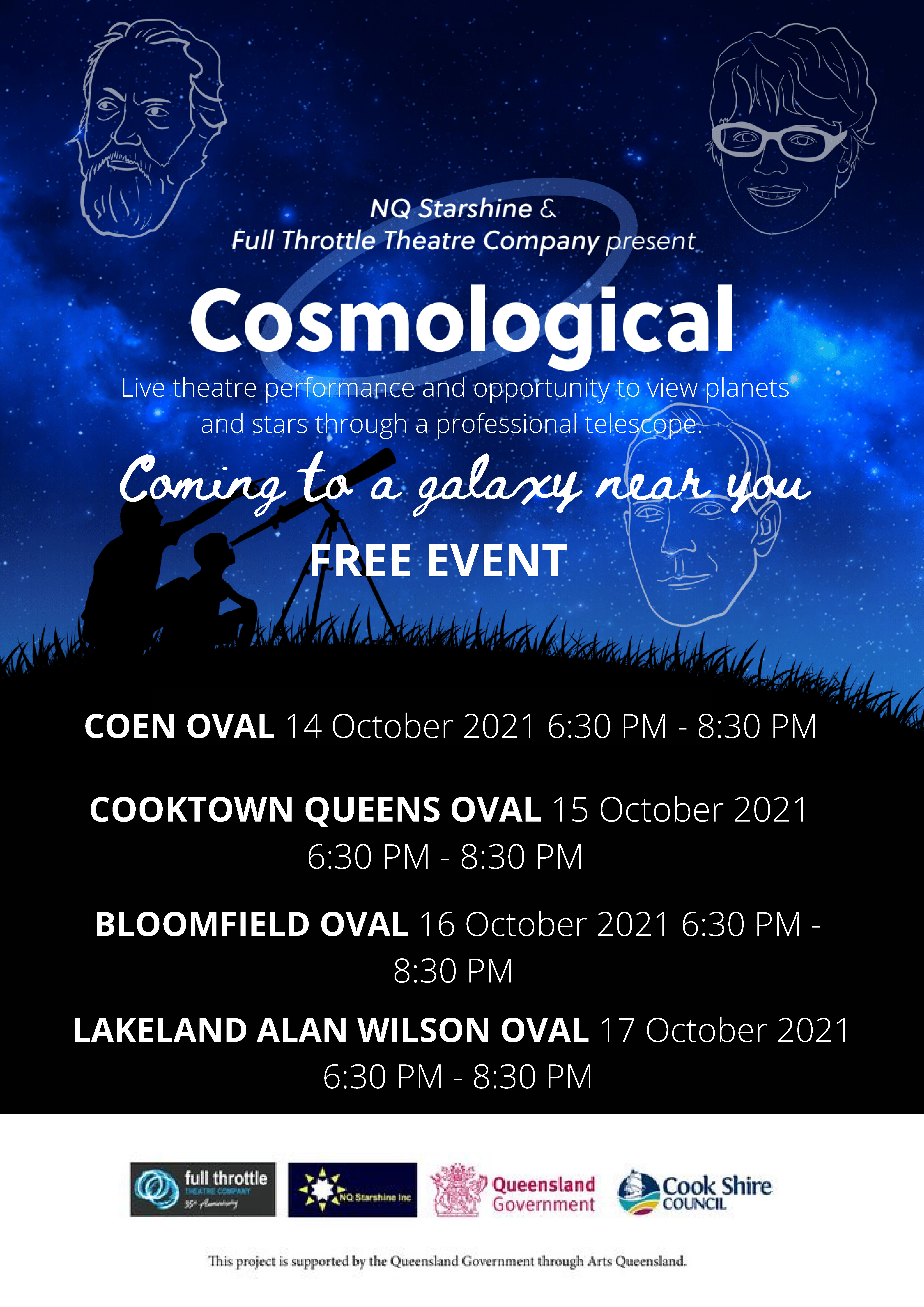 Cosmological in Cook Shire Free Community Event