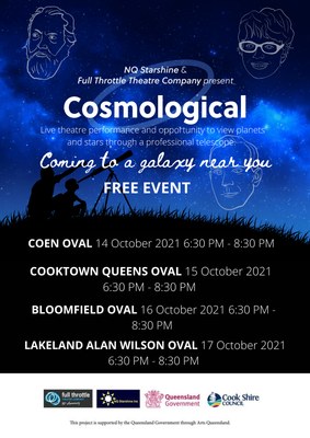 Cosmological in Cook Shire Free Community Event
