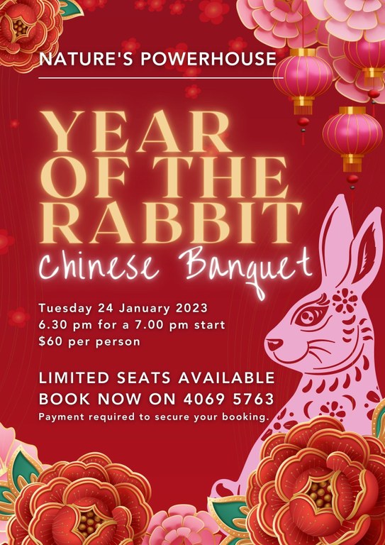 2023 Year of the Rabbit at Nature's Powerhouse