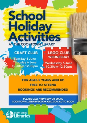 Cooktown Library school holiday activities.jpg