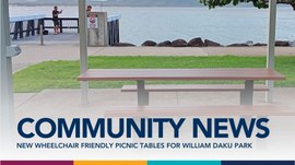 Enhanced Accessibility at William Daku Park with New Wheelchair-Friendly Picnic Tables