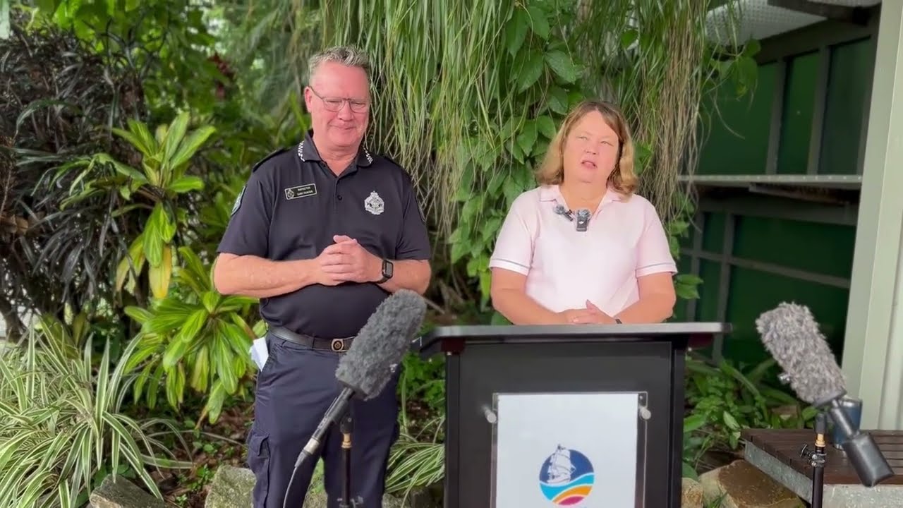 Tropical Cyclone Narelle update – Mayor Robyn Holmes & Inspector Gary Hunter