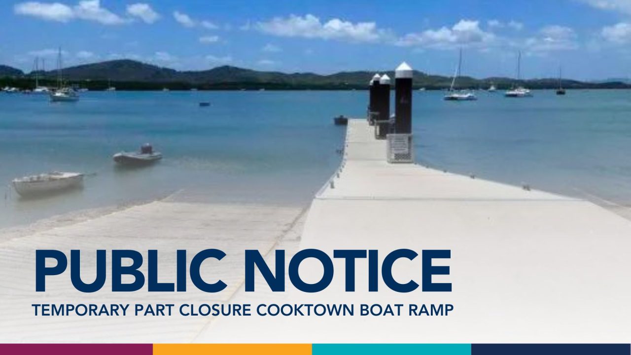 Part Closure Of Cooktown Boat Ramp - Cook Shire Council