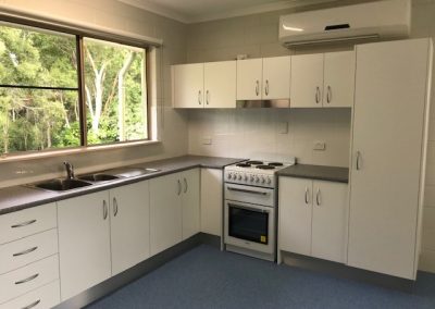 Kitchen in the senior unit at Endeavour lodge
