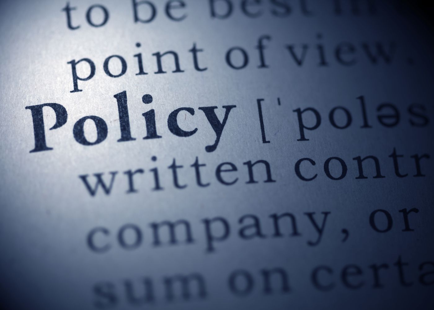 Policy Update