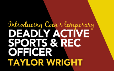 Taylor joins Coen team for the school holidays