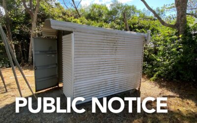 Public notice | Weary Bay toilet upgrade