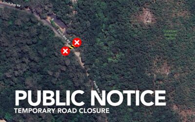 Temporary Road Closure – Finch Bay Road