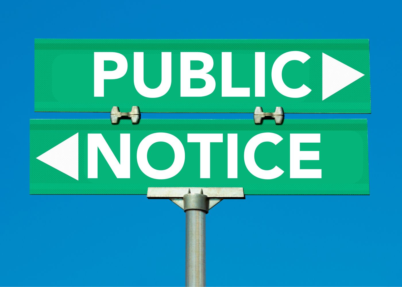 Street names public notice