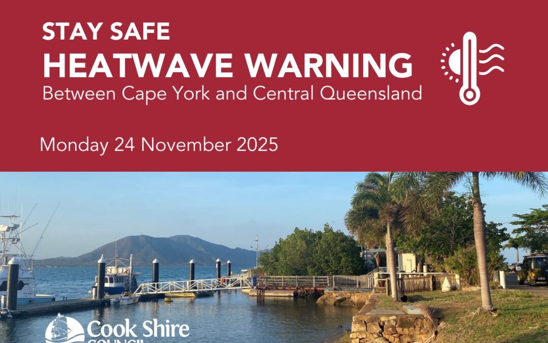 Heatwave warning for Cook Shire