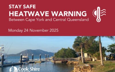 Heatwave warning for Cook Shire