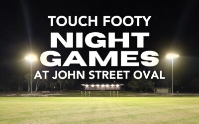 Touch footy night games coming to John Street oval