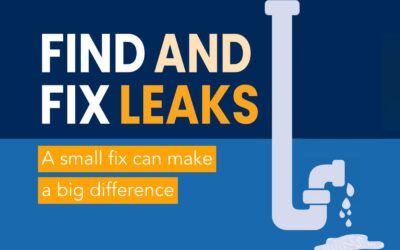 Find and fix leaks — It’s a small step that can save you money