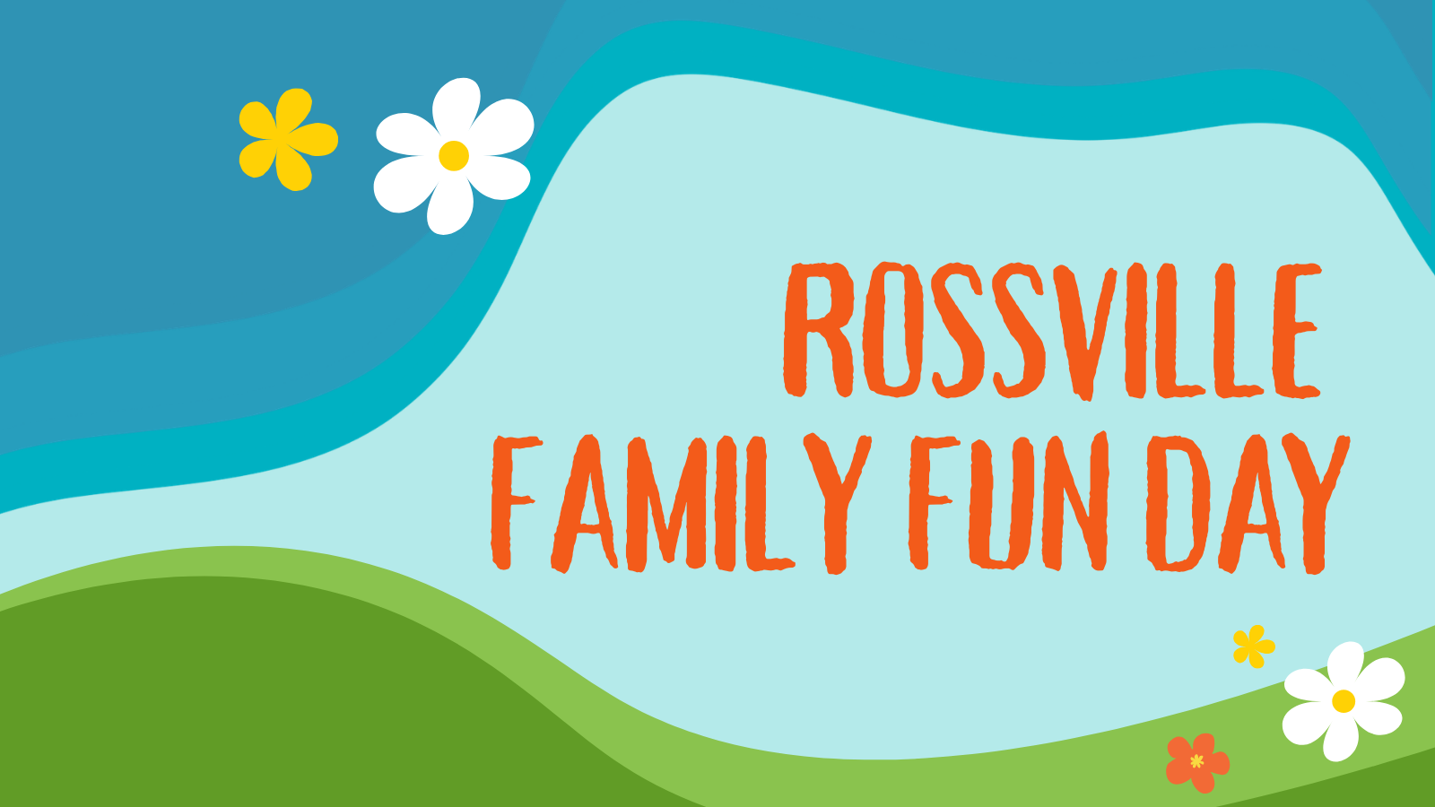 Promotion of the Rossville family fun day.