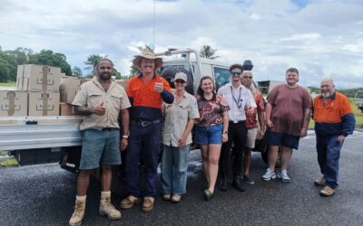 Essential food resupply delivered to Coen during wet season isolation