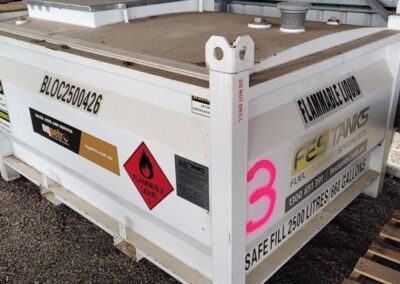 Promotion about the Cook Shire Council items up for online auction, portable bunded fuel pods.