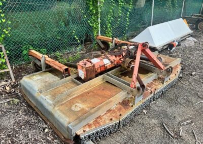 Promotion about the Cook Shire Council items up for online auction, a slasher.