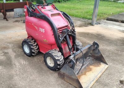 Promotion about the Cook Shire Council items up for online auction, a dingo digger.