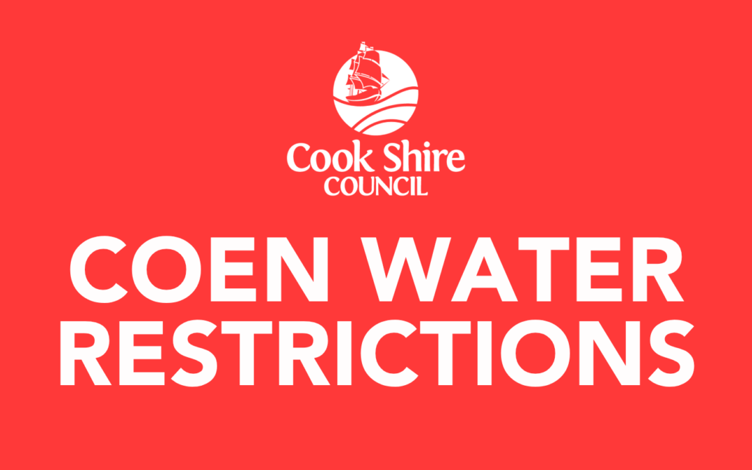 Coen water supply restored | Level STOP water restrictions in place