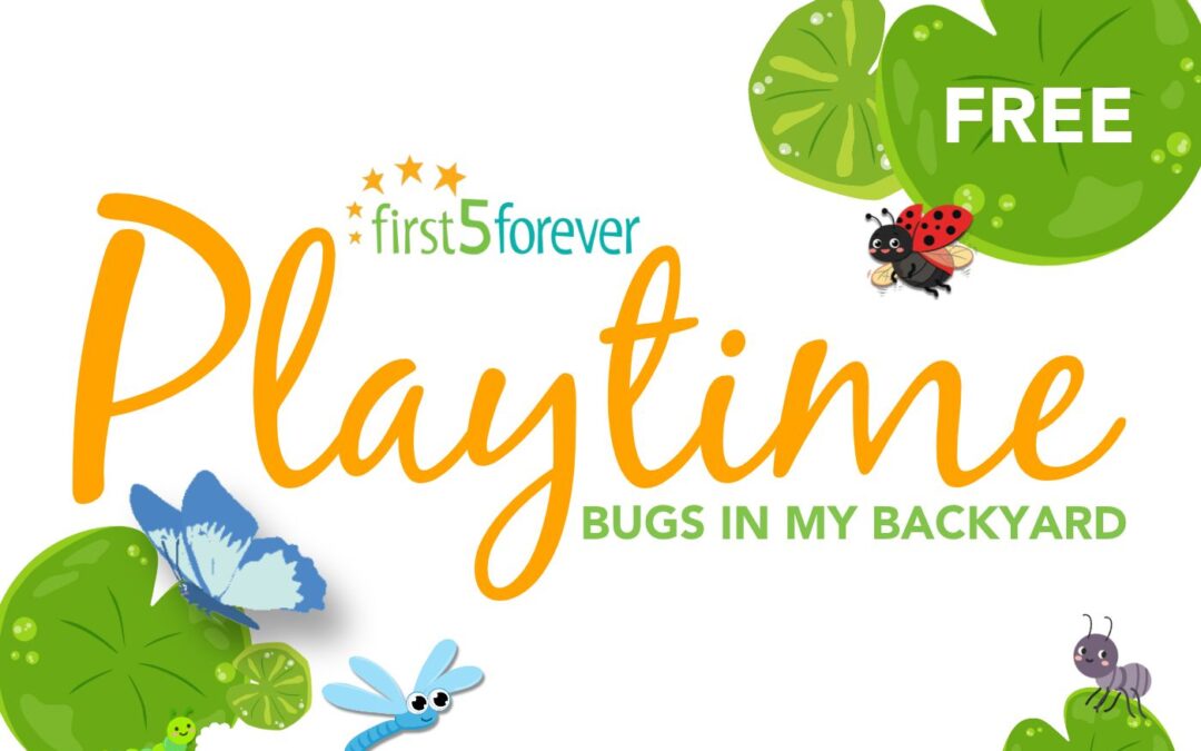 Pop Up Playtime – Bugs in my backyard